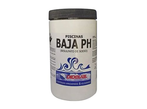 Pack 4 Baja Ph 1kg Para Piscinas Dideval