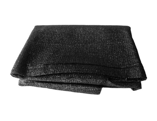 Malla Raschel Lisa Negra 2.10mt X 5mt Rollo 80% Protección