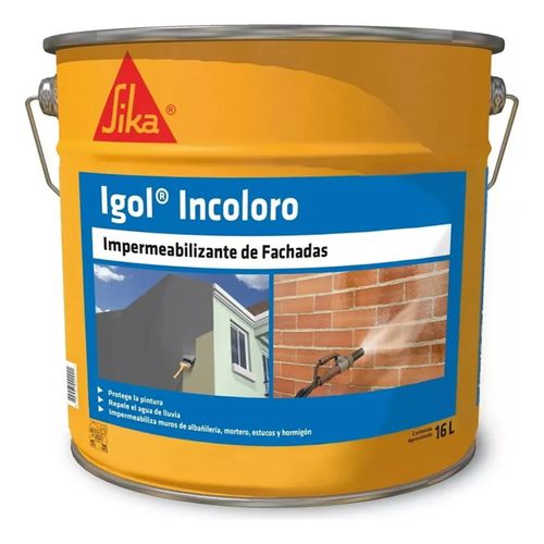 Igol Incoloro Barrera Hidrorrepelente 16 L Sika