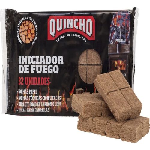 Pack 10 Cajas Pastillas Enciende Fuego Ecológicas 32 Unidades Quincho