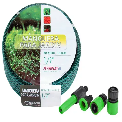 Manguera Mallaflex 1/2" Verde 15 Metros Petroflex