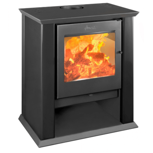 Estufa a Leña Classic 500 Negro Italiano Amesti