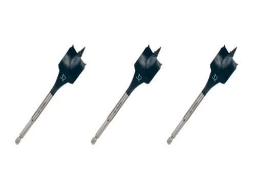 Pack 3 Brocas Paleta para Madera 32 x 152 mm Bosch