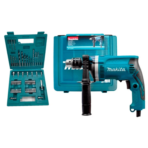 Taladro Percutor HP1630 con Maleta de Accesorios Makita