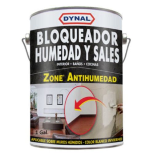 Bloqueador de Humedad y Sales Mate Zone Antihumedad 1 Galón Dynal