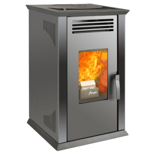 Estufa a Pellet Italy 8100 Plus Negro Amesti