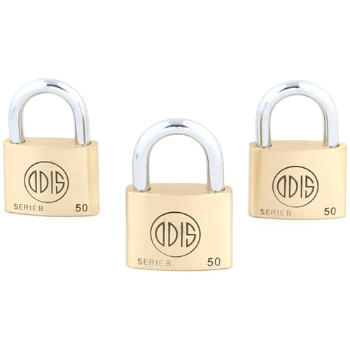 Candado 50mm Serie B B50 X3 con Llaves Iguales Odis