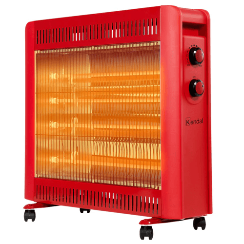 Calefactor Estufa de Cuarzo KC 220 Color Rojo Kendal