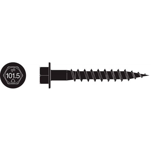 Tornillo Conector Strong-Drive Negro #10 x 1 1/2" Caja 50 Unidades Simpson