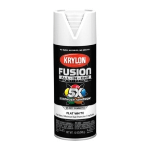 Pintura Spray Exterior Semi-transparent Wood Stain Blanco Brillante 12 oz Krylon