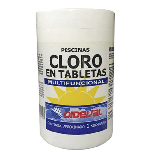 Cloro Triple Acción Multifuncional 1 kg Dideval