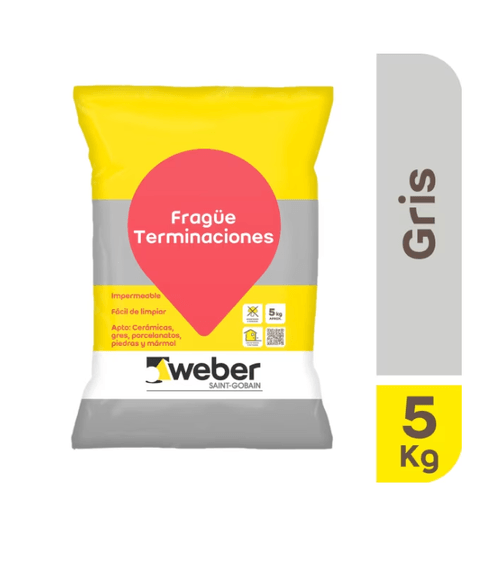 Fragüe Gris 5 Kg Weber