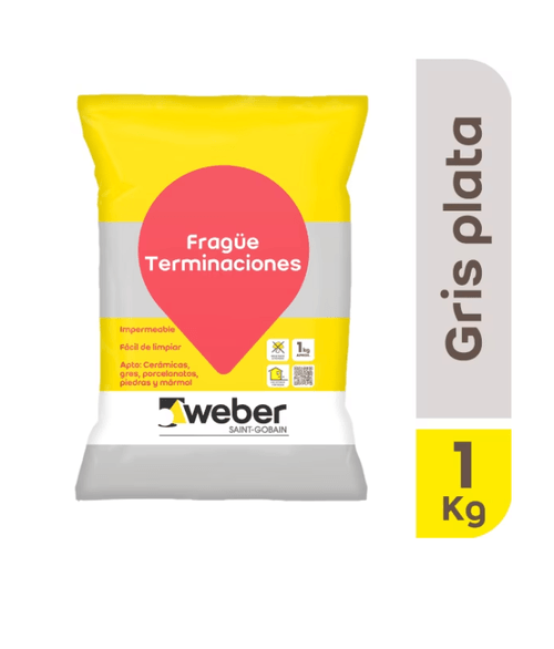 Fragüe Gris Plata 1 Kg Weber