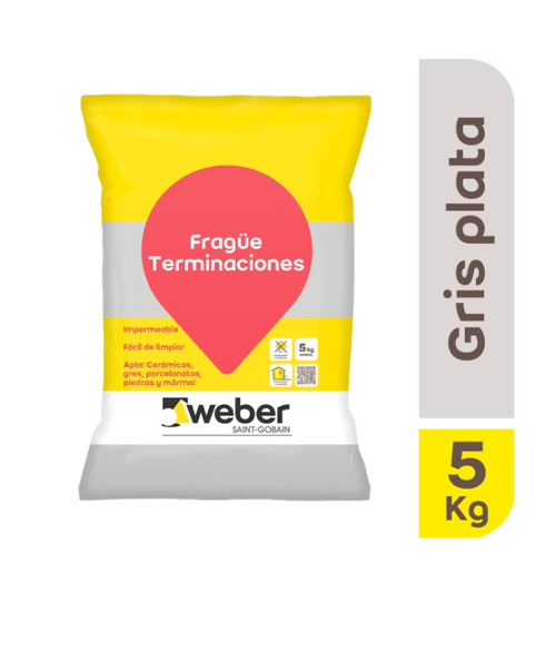 Fragüe Gris Plata 5 Kg Weber