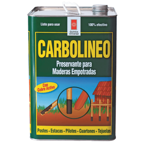 Carbolineo Impregnante de Madera Tineta 17 L Química Universal