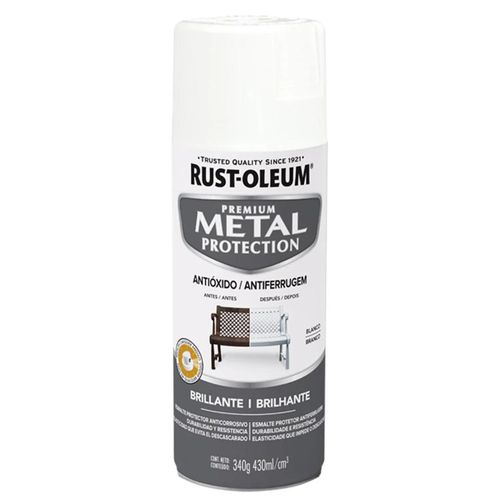 Spray Pintura Anticorrosiva Blanco Brillante 340 g Rust-Oleum
