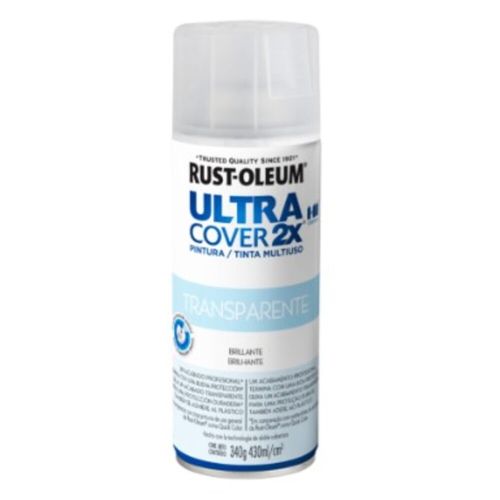 Spray Laca Acrílica Transparente 312 g Ultra Cover 2X Rust-Oleum