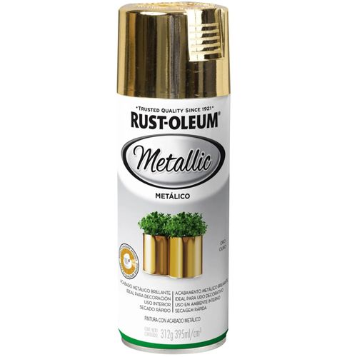 Spray Pintura Metálica Oro 312 g Metallic Rust-Oleum