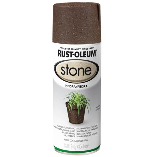 Spray Pintura Texturizada Piedra Marrón Claro 340 g Stone Rust-Oleum