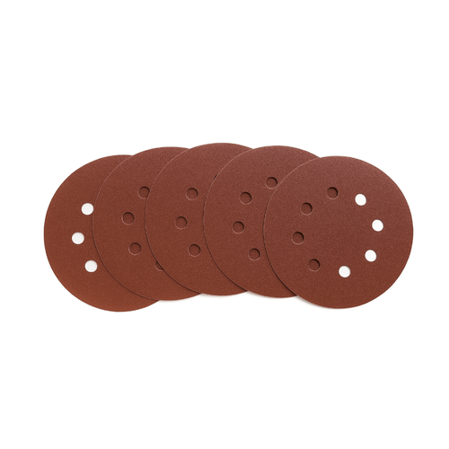 Disco de Lija con Velcro 125mm Grano 220 Pack x5 Klingspor