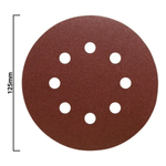 Disco de Lija con Velcro 125mm Grano 220 Pack x5 Klingspor 3
