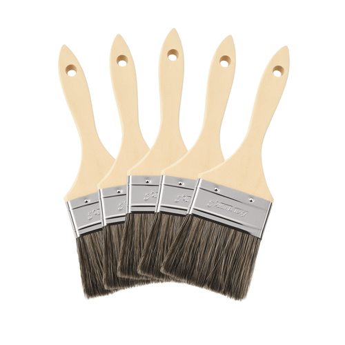 Pack x5 Brochas Lizcal 1/2" x 3" para Pintura