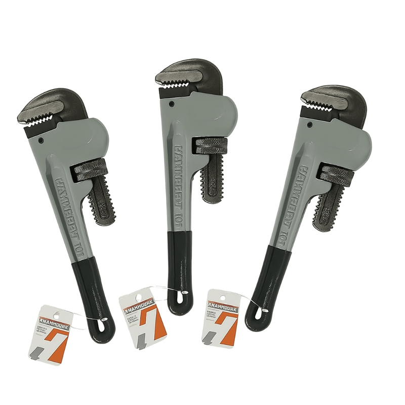 Pack 3 Llaves Inglesa Stillson 10  Hammerbit 3