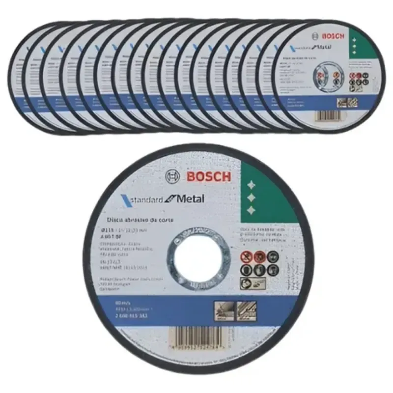 Disco De Corte 4 12  X 1mm Metal Inox 9383 Bosch Pack 50un 2