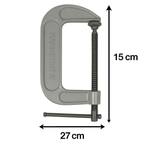 Pack 2 Prensas Tipo C 6 Hammerbit 3