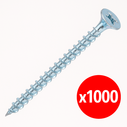 Tornillo para Volcanita Zincado 6 x 2" Bolsa 1000 Unidades