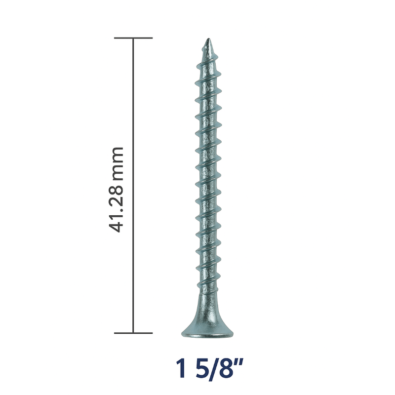 Tornillo Volcanita Rosca Madera Crs Zinc 6 X 1 58 1000 Und 134