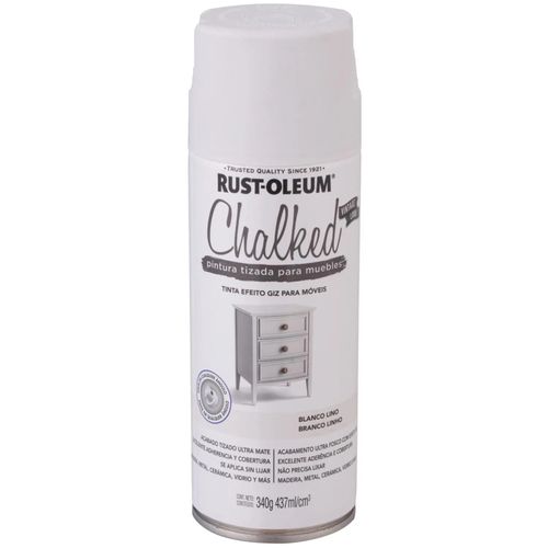 Spray Pintura Tizada Blanco Lino 340 g Chalked Rust-Oleum