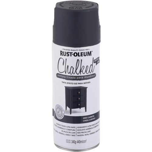 Spray Pintura Tizada Carbón 340 g Chalked Rust-Oleum
