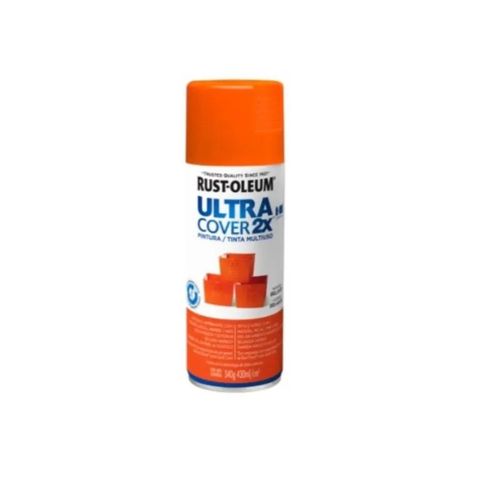 Spray Pintura Multiuso Naranja Brillante 340 g Ultra Cover 2X Rust-Oleum