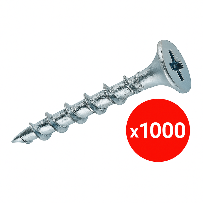 Tornillo Volcanita  Zinc 6mm X 1 14 -bolsa 5.000unid-6
