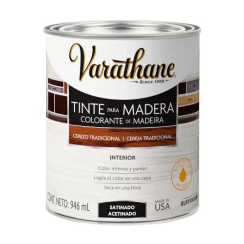 Tinte para Madera Cerezo Tradicional 946 ml Varathane Rust-Oleum