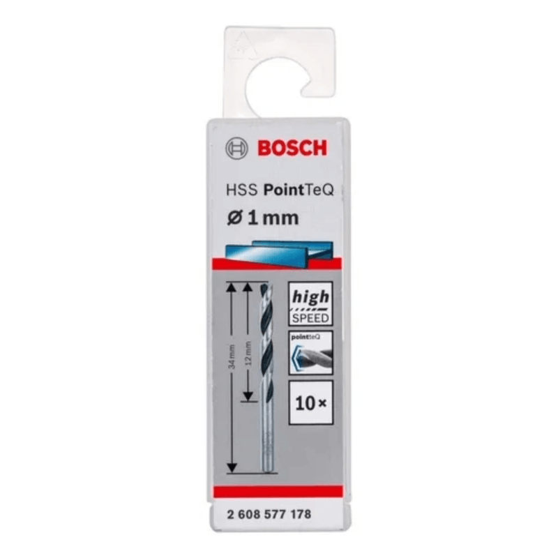 Juego De 10 Brocas 2608577178 De 1x34x12 Mm Bosch 1
