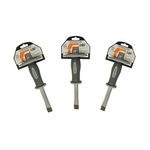 Pack 3 Cinceles Punta Paleta 19x16x254mm  Hammerbit 2