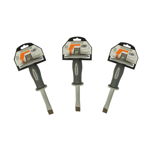 Pack 3 Unidades Cincel Punta 4x19x305mm Hammerbit