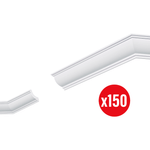 Moldura Cornisa E28 31x31mm X 2mts Caja 150 Unidades 1