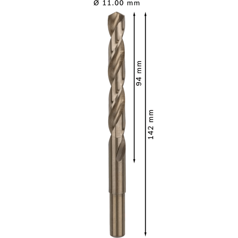 Pack 5 Brocas Para Metal Hss-co 11mm -cobalto- - Bosch 3