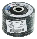 Pack 10 Discos Flap Bosch Standard Inoxmetal 4 12'' - 120 1