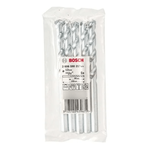 Pack 5 Brocas para Concreto 12x90x150mm Bosch