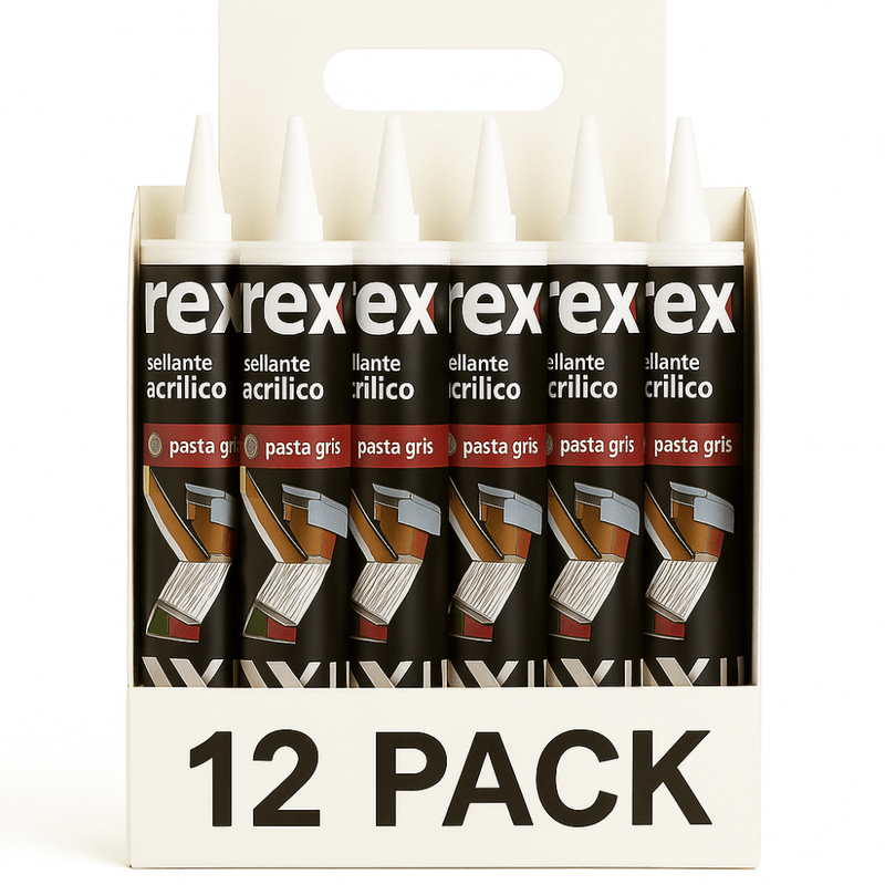 Sellantes Tapagotera Acrilico Rex 310ml X 6un 3