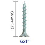 Tornillo Volcanita Zinc  6 X 2  -bolsa  1000 Und- 4