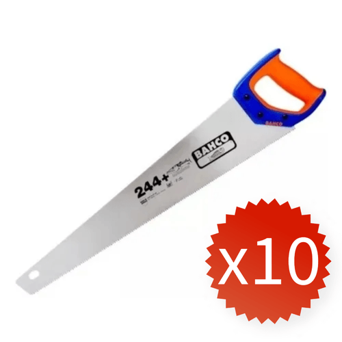 Pack 10 Serruchos Barracuda 22" Profesional Bahco