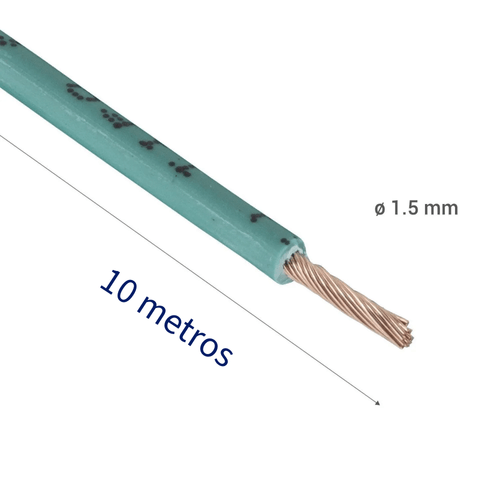Cable EVA H07Z1-K 1.5mm Verde x 10m