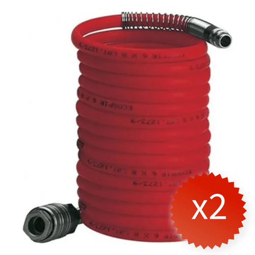 Set de 2 Mangueras para Compresor 6mm x 4m Einhell 4139410