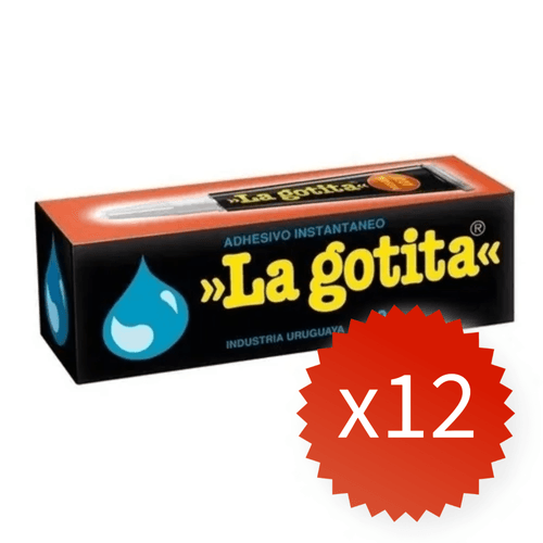 Pack de 12 Adhesivos La Gotita 2ml