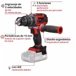 Taladro Percutor Einhell 1860 Brushless + Bateria 2.5 +carg 2